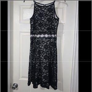 Black and white dress